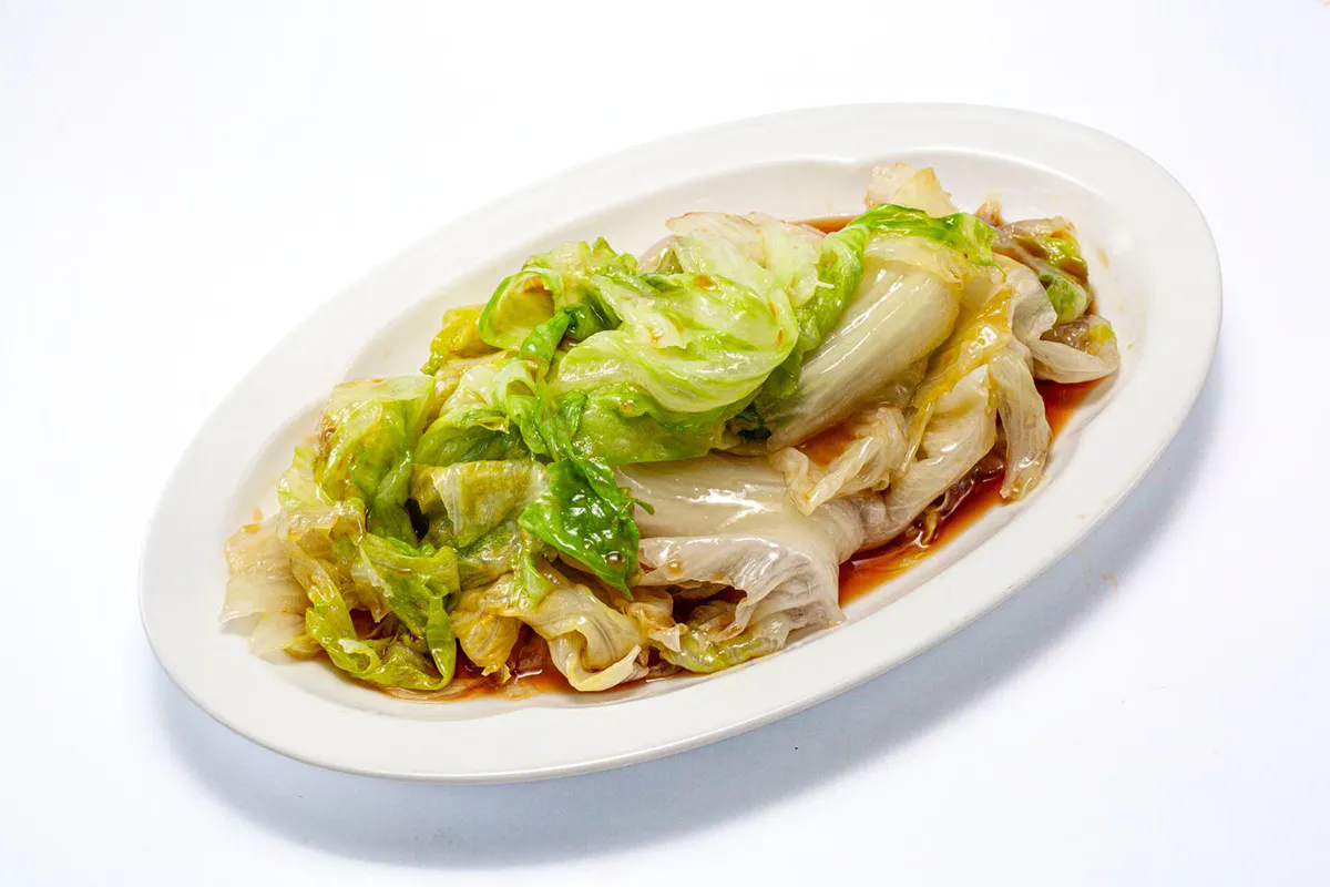 Scallion Oil Romaine Lettuce at The Barn Skewers & Noodles, a Chinese Restaurant in Arcadia
